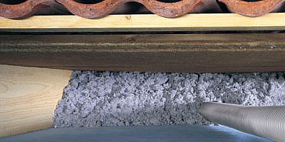 Cellulose dakisolatie Cellulose dakisolatie