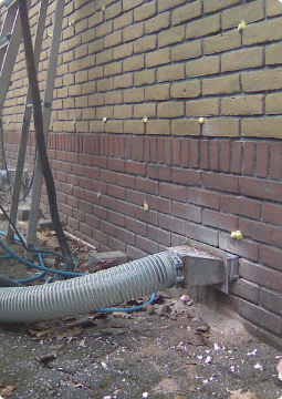 UF-schuim laten verwijderen Bodem Isolatie